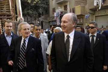 His Highness the Aga Khan visits Cairo